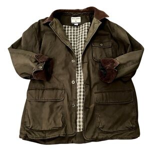Vintage High Sierra Cotton And Corduroy Quilted Barn Chore Coat Men’s XL